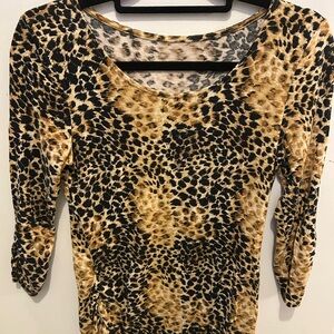 Leopard Print Women's Top